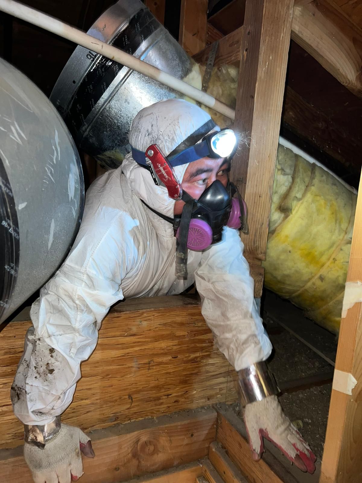 Completed air duct replacement